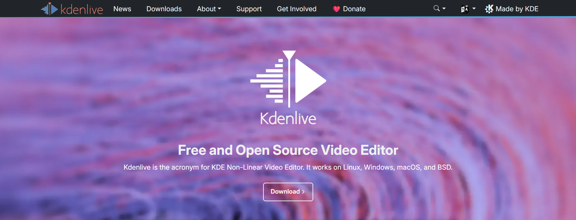 Kdenlive โปรแกรมตัดต่อวิดีโอฟรี
