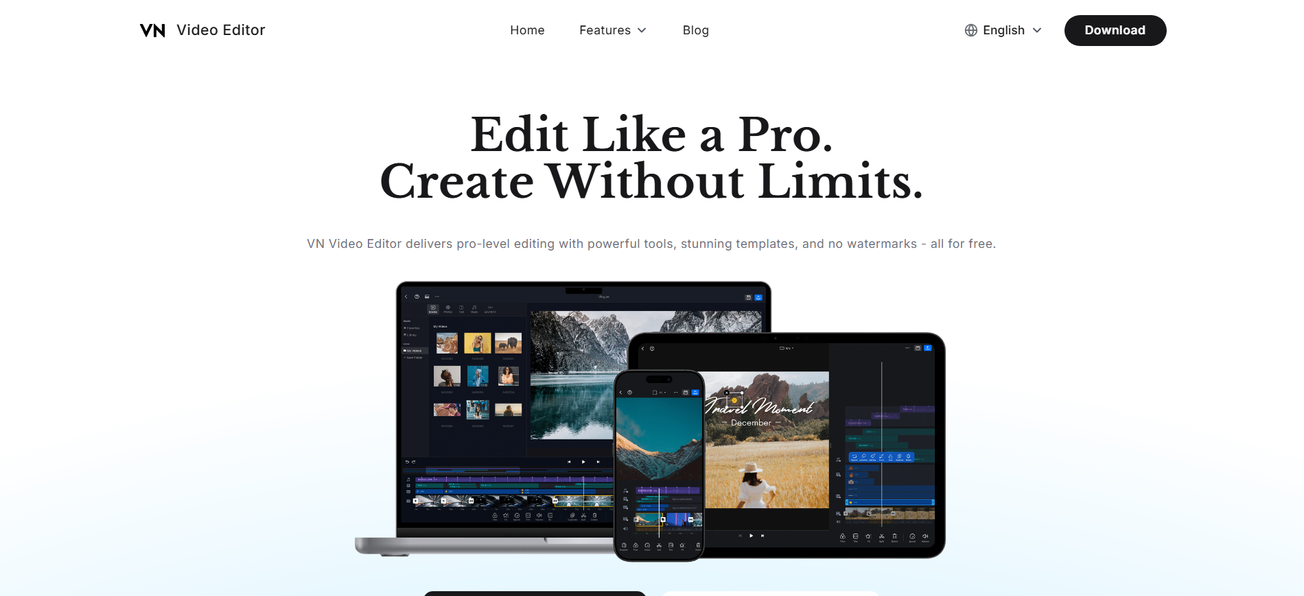 VN Video Editor โปรแกรมตัดต่อวิดีโอฟรี